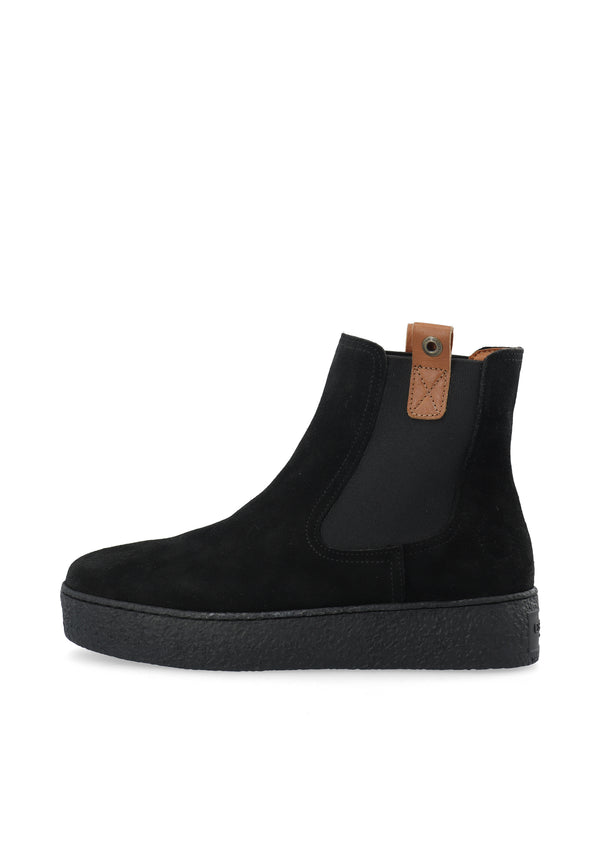 CASHOTT CASCAMILLA CHELSEA BOOT - Suede *Chelsea Black