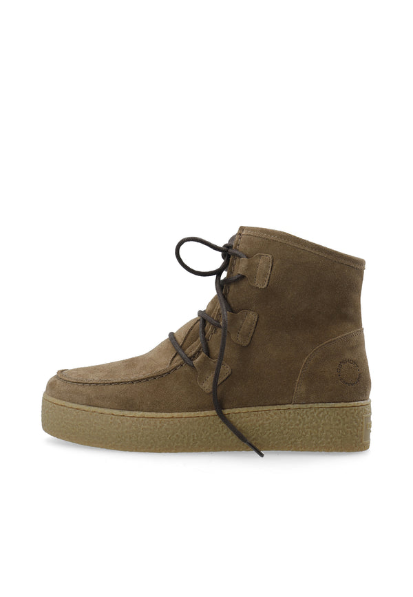 CASHOTT CASCAMILLA WARM LINED LACE UP BOOT Lace Up Sand