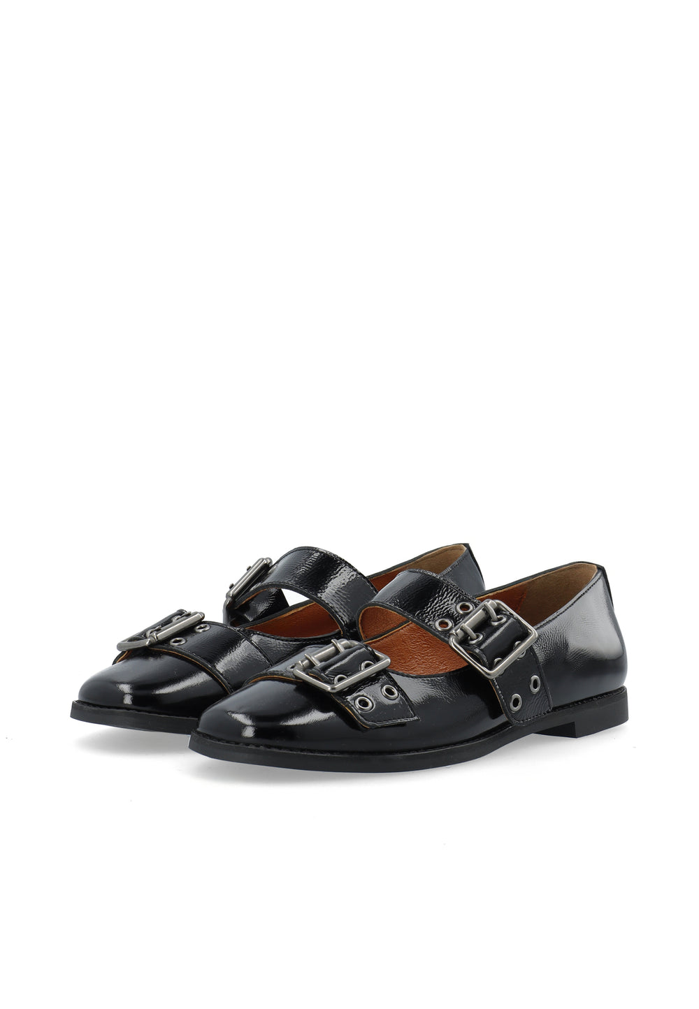 CASHOTT CASDIANA BUCKLE BALLERINA Ballerina Black/Black