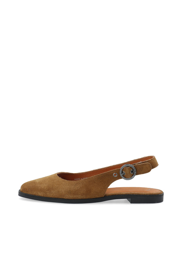 CASHOTT CASDIANA SLINGBACK SUEDE *Slingback Tan