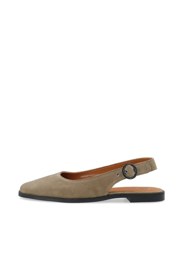 CASHOTT CASDIANA SLINGBACK SUEDE *Slingback Sand