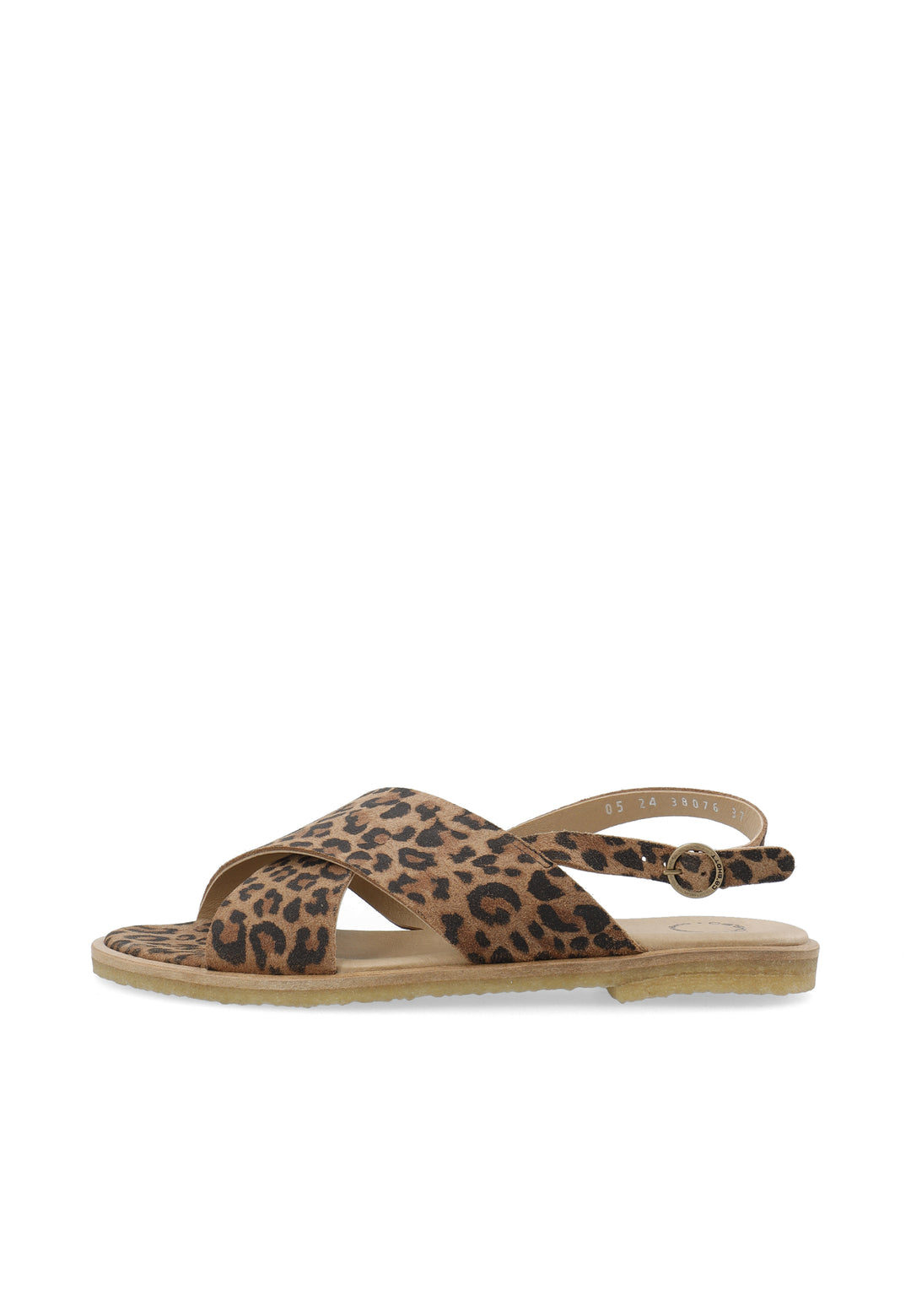 CASHOTT CASGITTA CROSS SANDAL Crossover Leopard Print