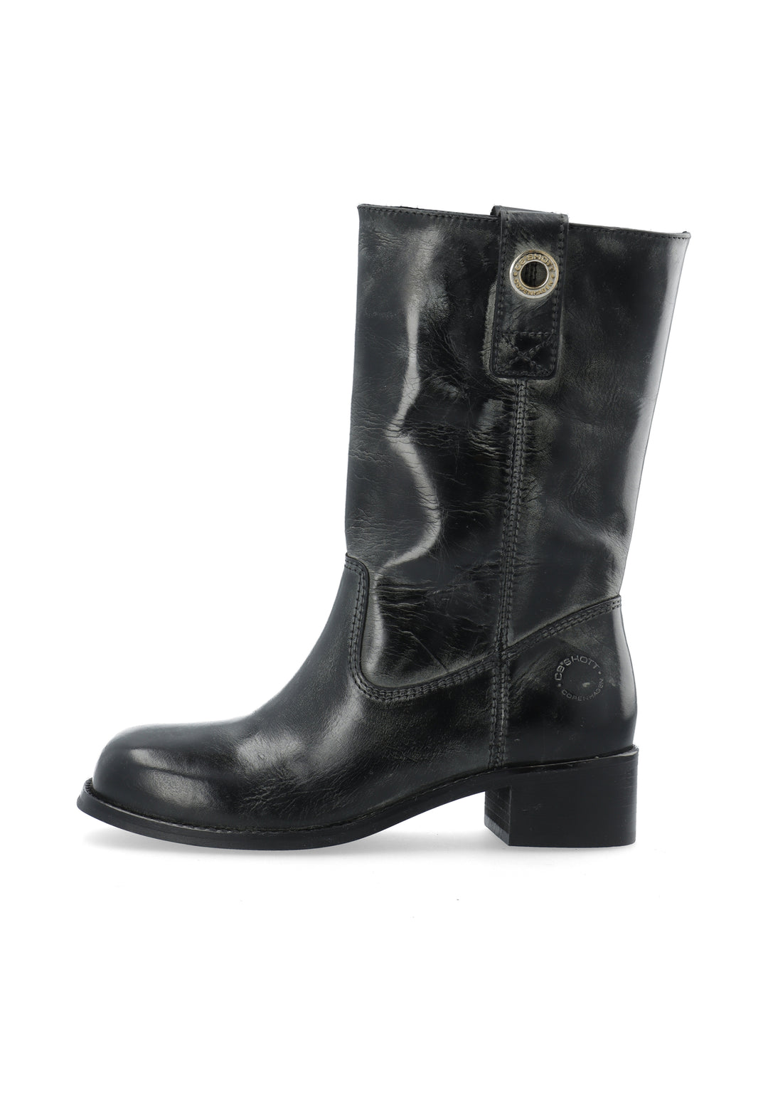 CASHOTT CASVILMA MID CUT BOOT Pull On Black