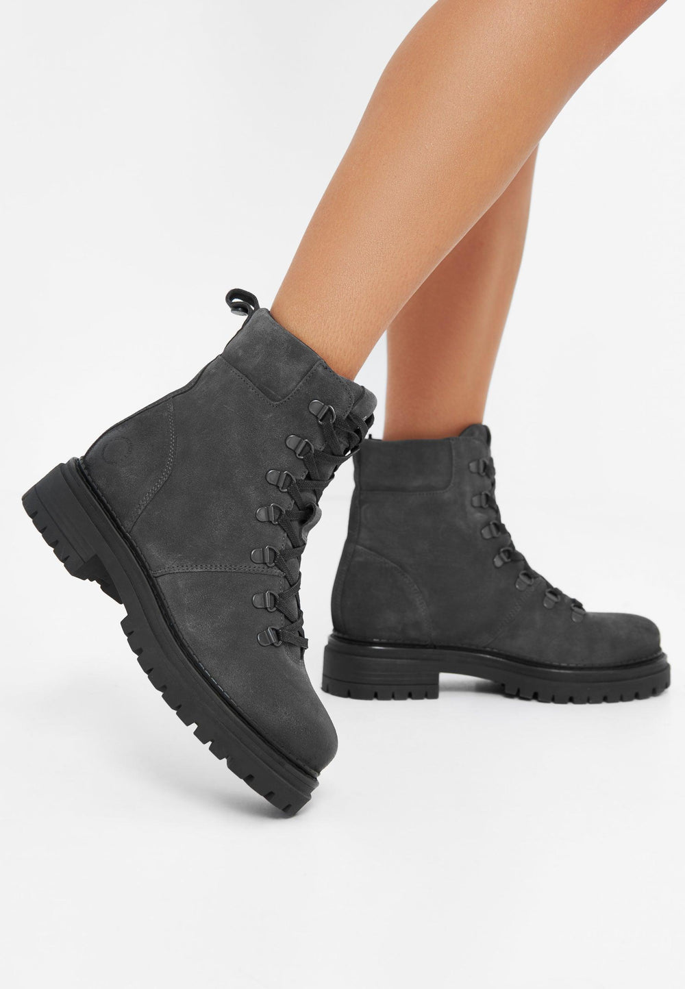 CASHANNAH Lace Boot Suede - Ca'Shott Danmark
