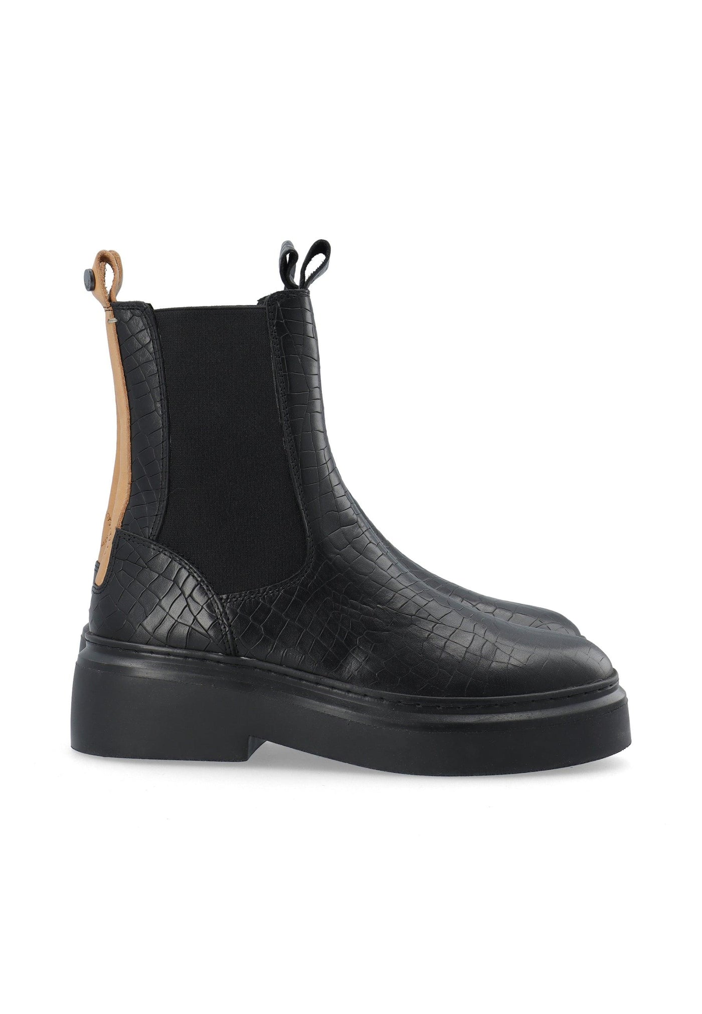 CASKAMMA Chelsea boot Croco print leather - Ca'Shott Danmark