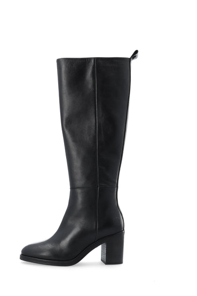 CASSOPHIA Tall boot w. elastic Leather - Ca'Shott Danmark