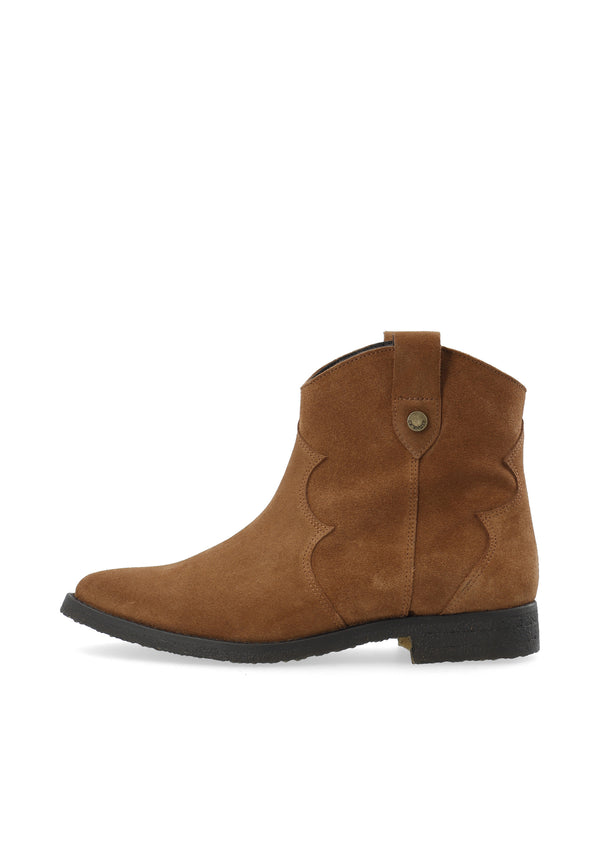 CASHOTT CASAGNES ANKLE BOOT Western Toffee