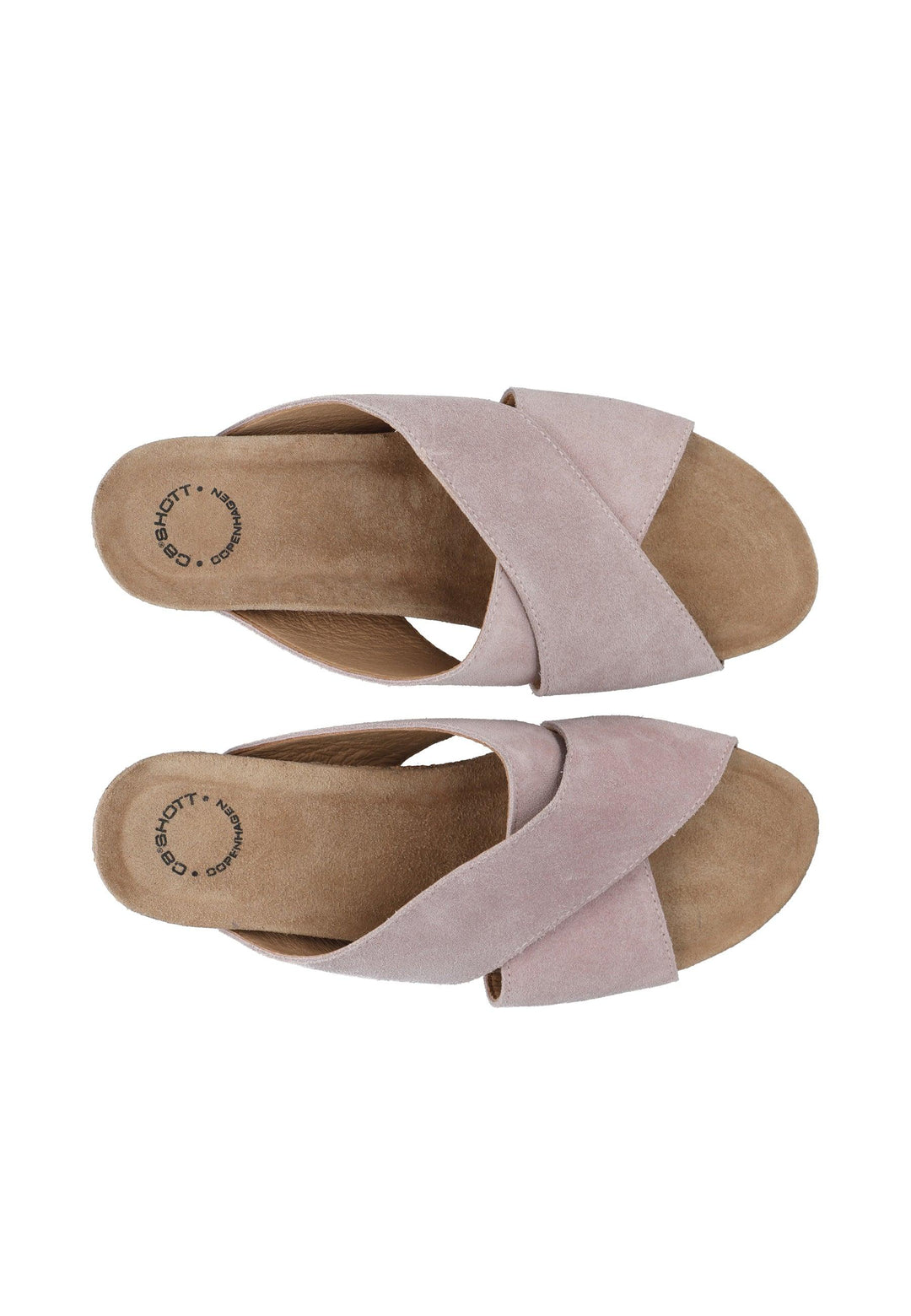 CASHOTT CASALBERTA Slide Suede Slides Light Purple