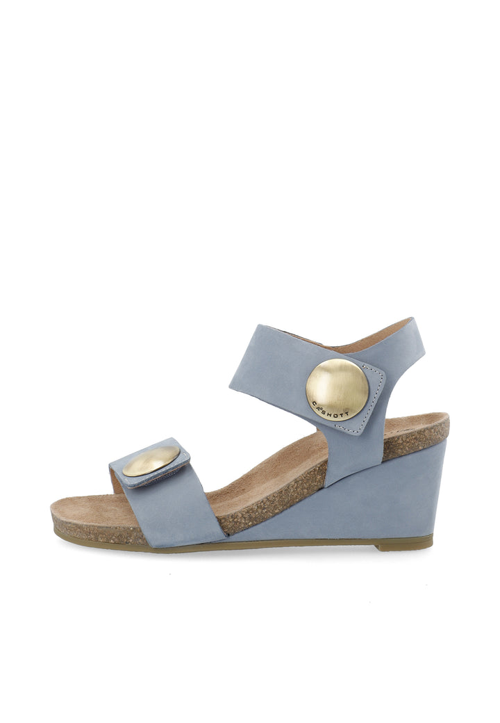 CASHOTT CASALBERTA SANDAL Velcro Blue shadow