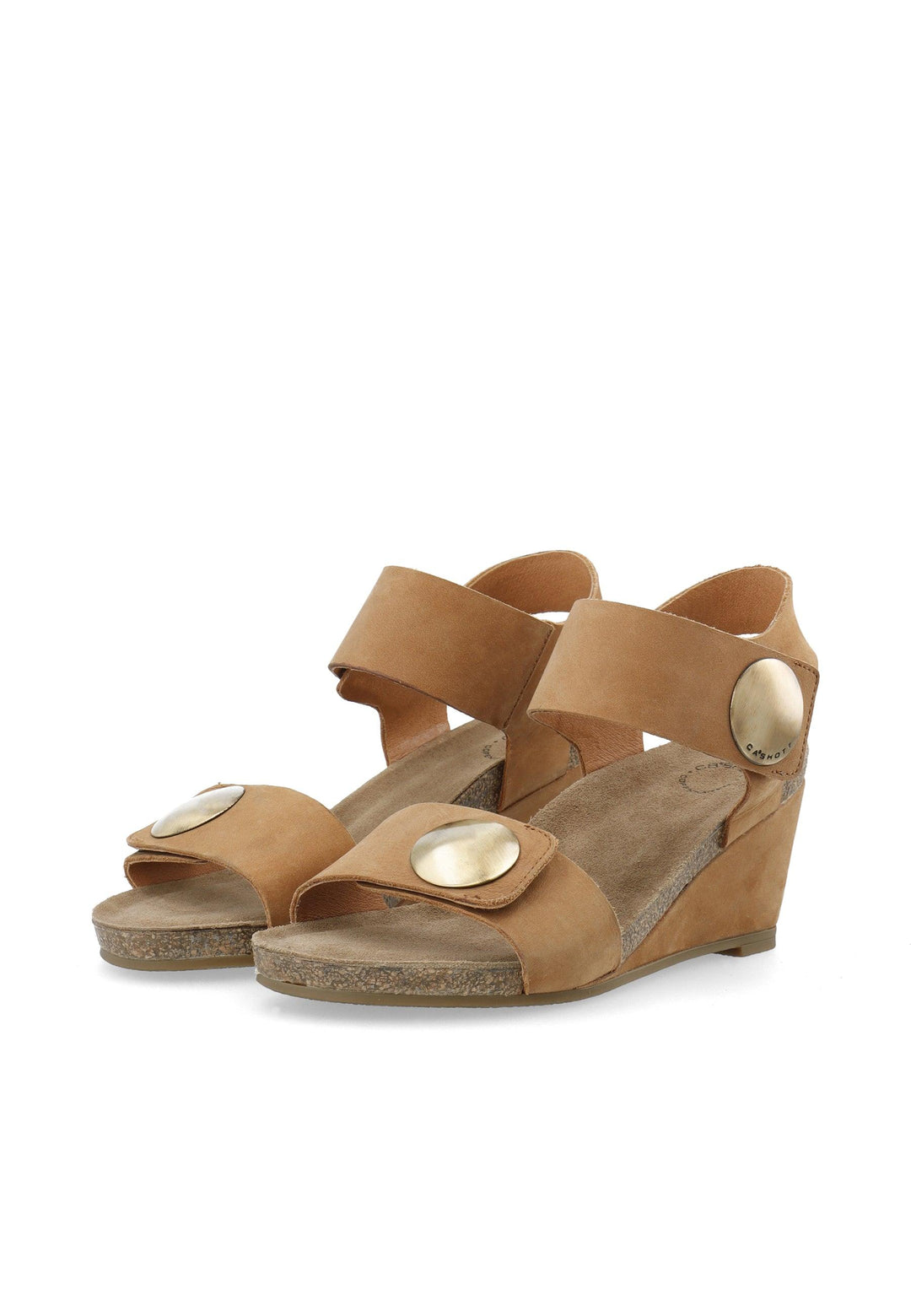 CASHOTT CASALBERTA SANDAL Velcro Brandy