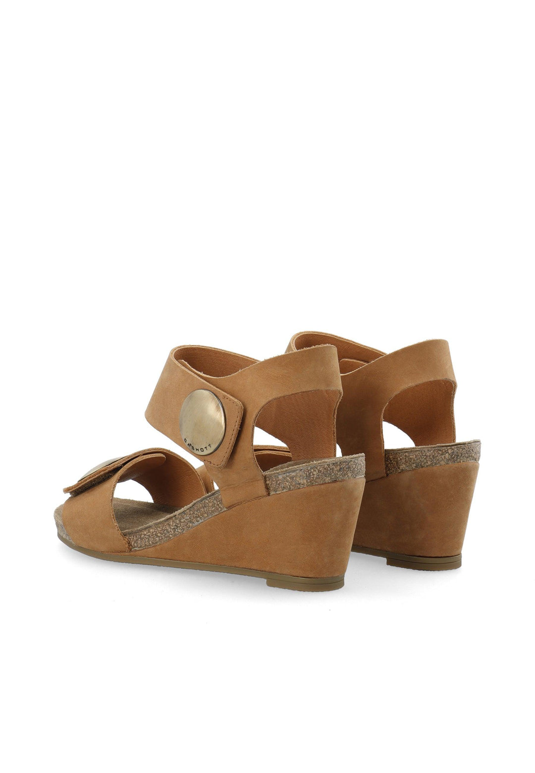 CASHOTT CASALBERTA SANDAL Velcro Brandy