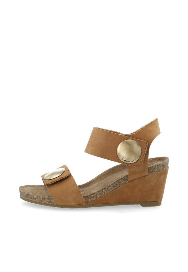 CASHOTT CASALBERTA SANDAL Velcro Brandy