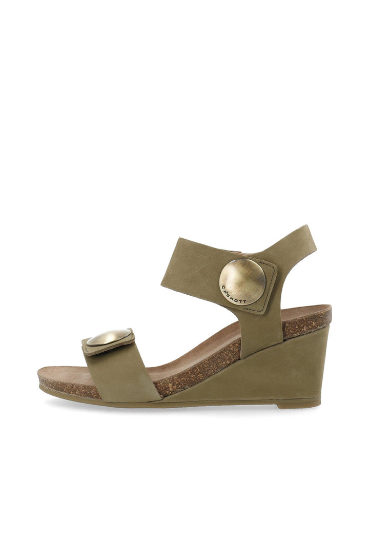 CASHOTT CASALBERTA SANDAL Velcro Olive