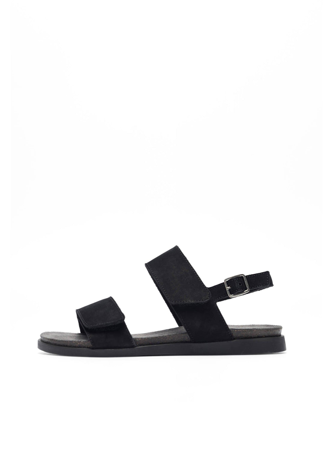 CASHOTT CASALICE Velcro Sandal Nubuck Velcro Black