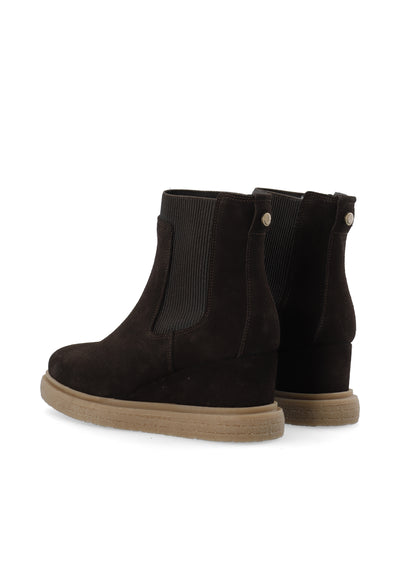 CASHOTT CASANJA Chelsea Boot Suede Chelsea Coffee