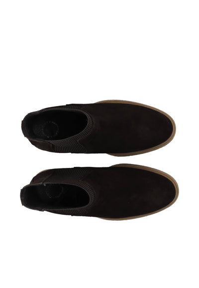 CASHOTT CASANJA Chelsea Boot Suede Chelsea Coffee