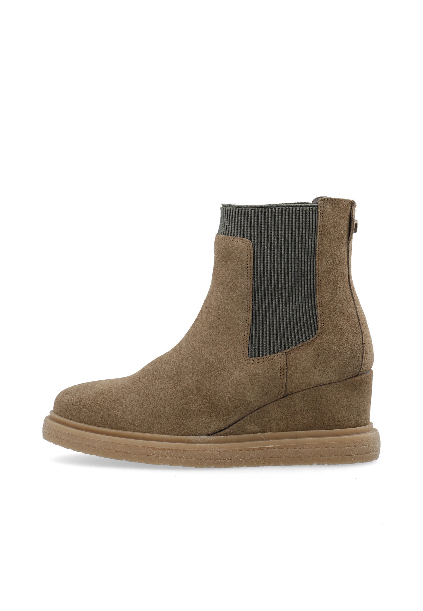 CASHOTT CASANJA Chelsea Boot Suede Chelsea Moonrock