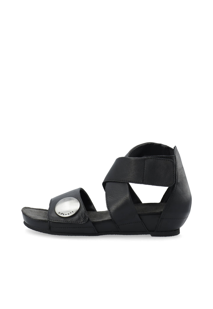 CASHOTT CASAVA High Cut Sandal Velcro Black