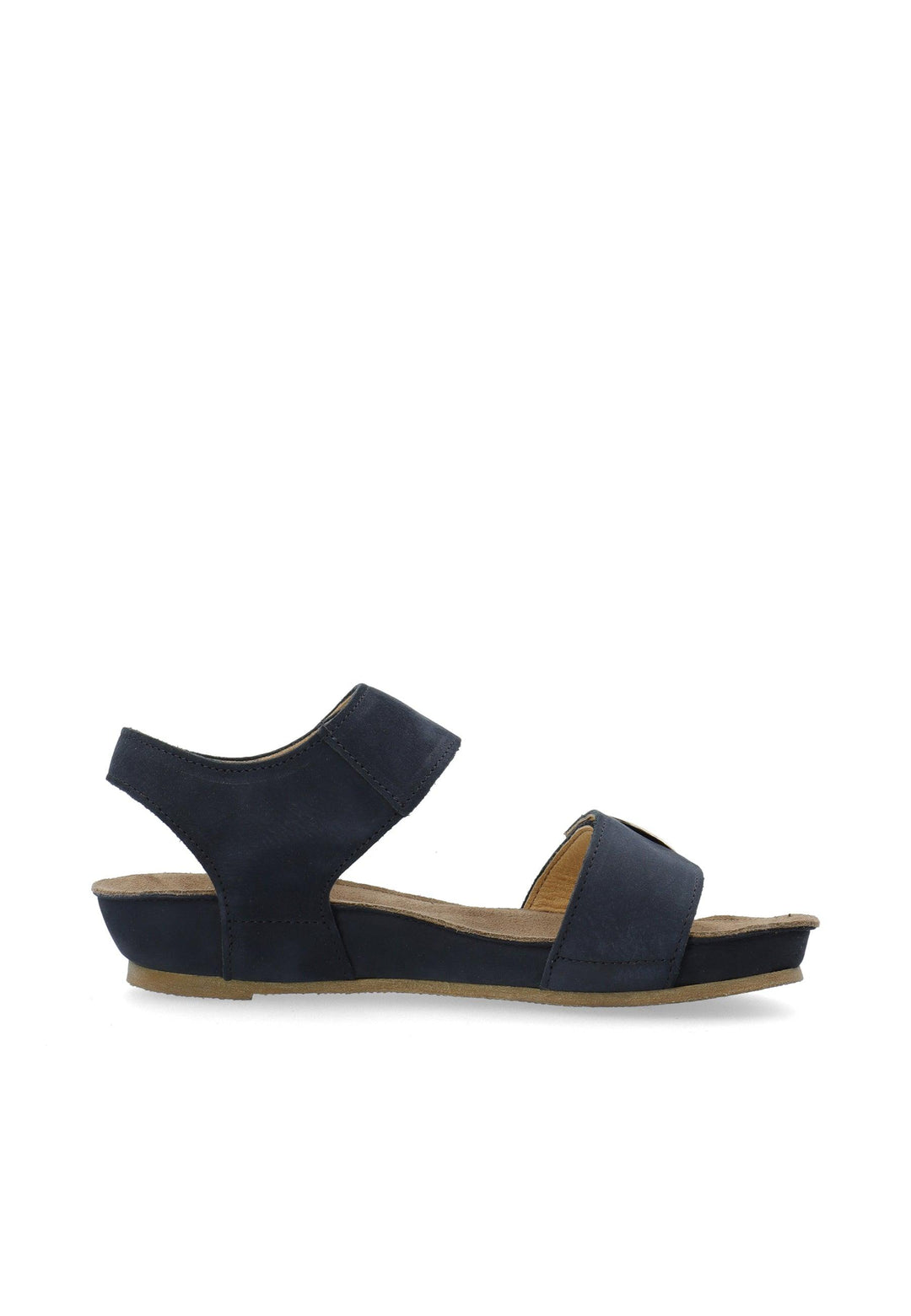 CASHOTT CASAVA Sandal Nubuck Velcro Marine