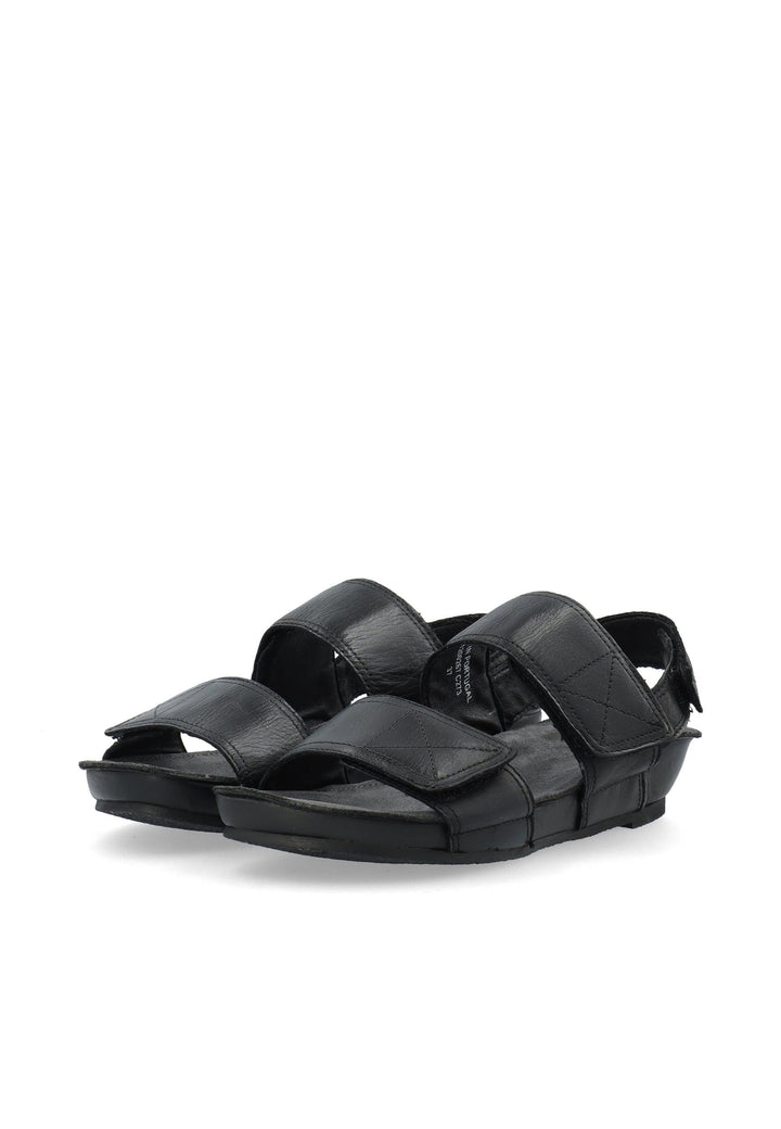 CASHOTT CASAVA Velcro Sandal Leather Velcro Black