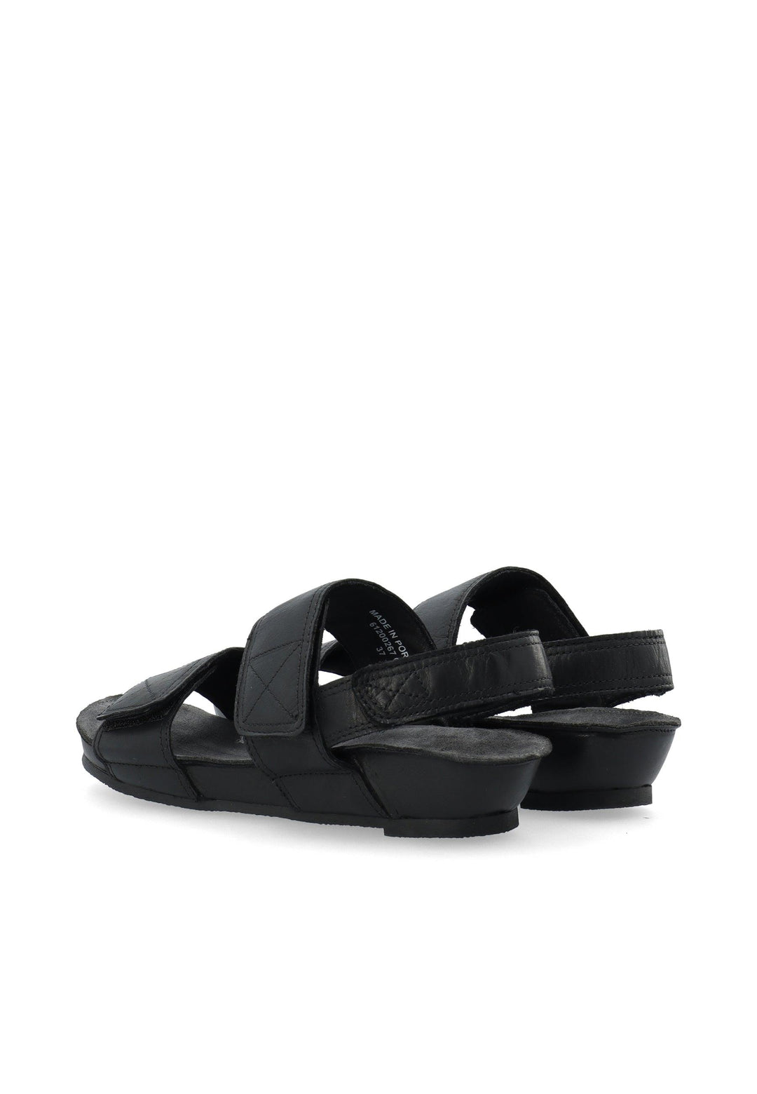 CASHOTT CASAVA Velcro Sandal Leather Velcro Black