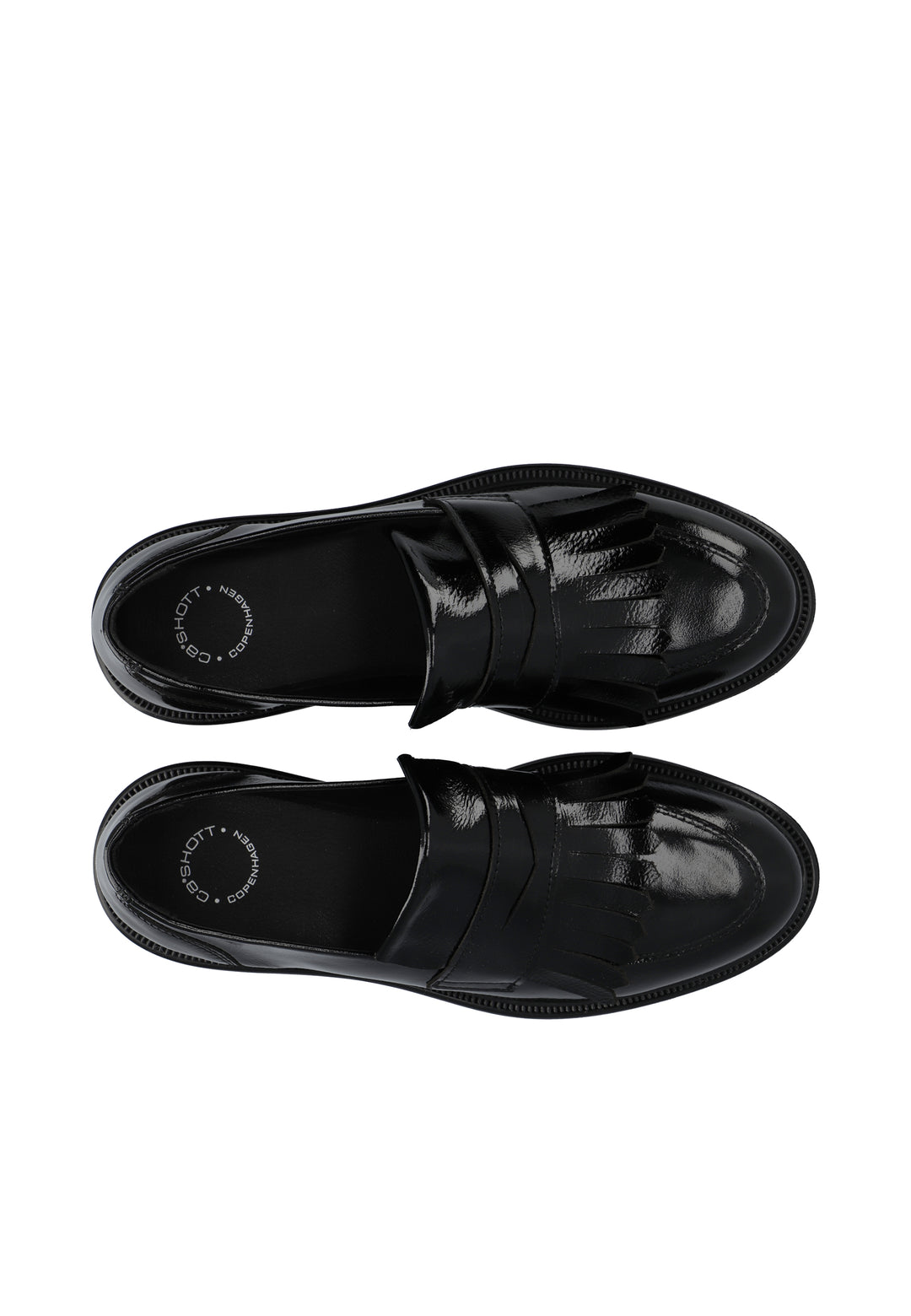 CASHOTT CASBETTY FRINGE LOAFER *Loafers Black/Black