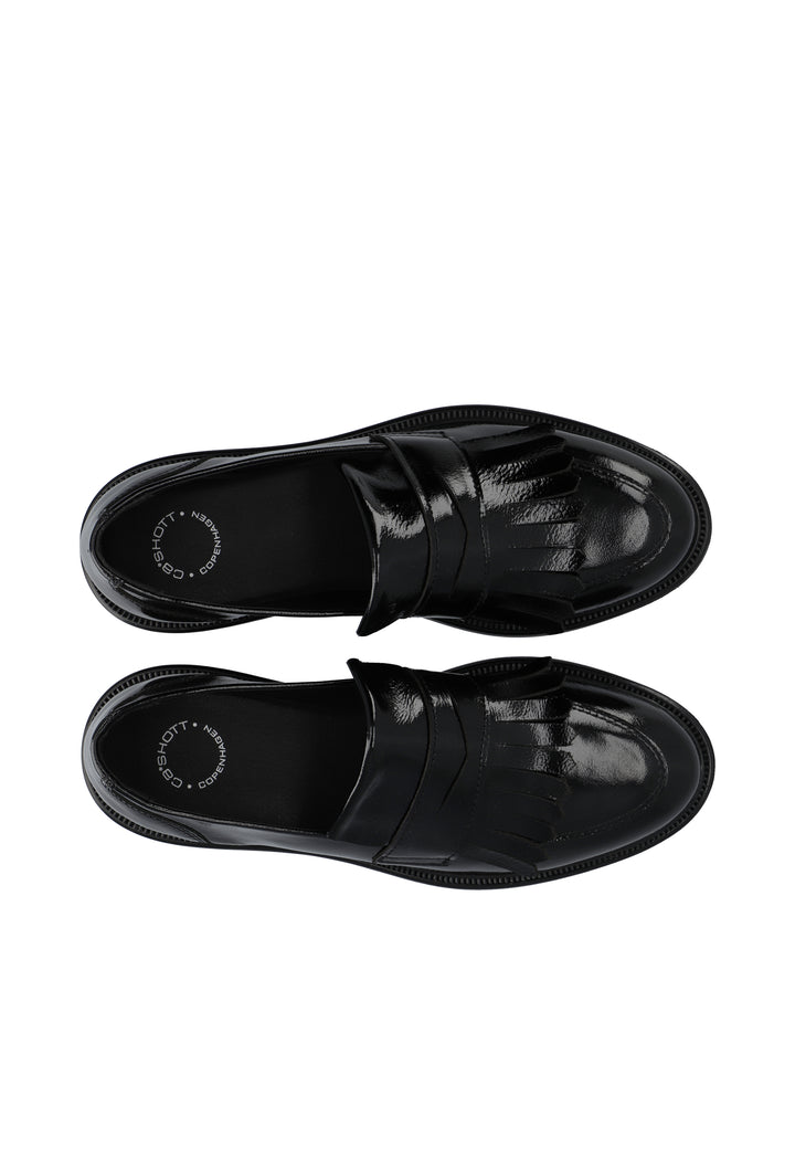CASHOTT CASBETTY FRINGE LOAFER *Loafers Black/Black