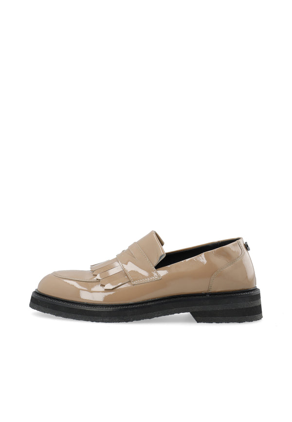 CASHOTT CASBETTY LOAFER Tassel Taupe