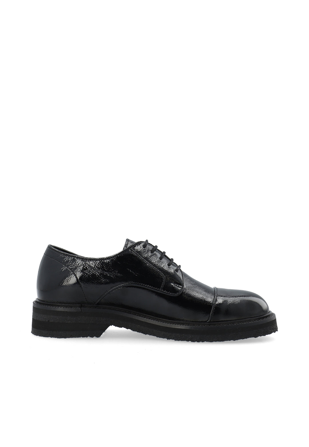 CASHOTT CASBETTY Lace Shoe Patent Leather Lace Up Black