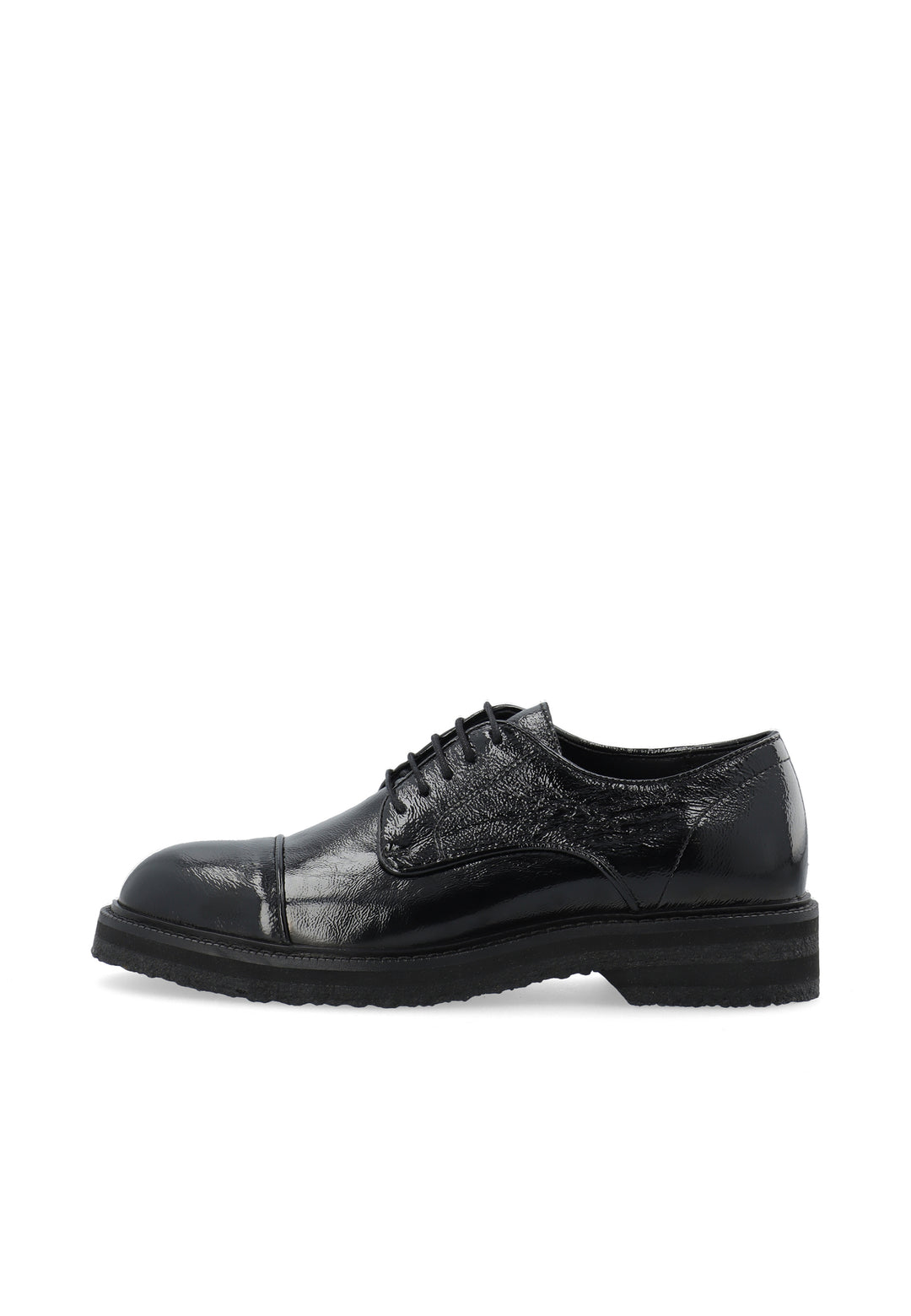 CASHOTT CASBETTY Lace Shoe Patent Leather Lace Up Black