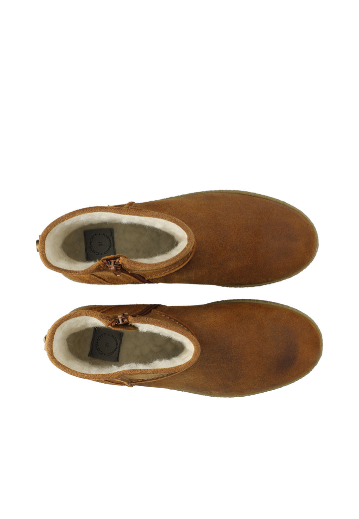 CASHOTT CASCAMILLA WARM BOOT Ankle Boots Toffee