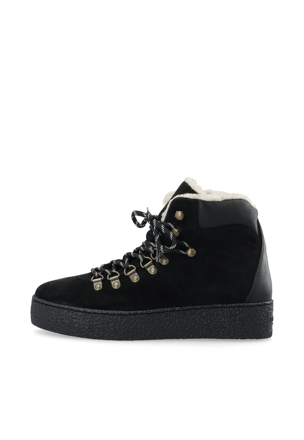 CASHOTT CASCAMILLA WARM LINED LACE UP BOOT Lace Up Black/Black