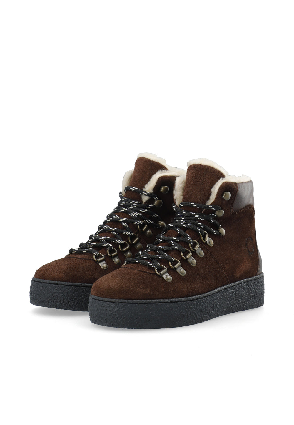 CASHOTT CASCAMILLA WARM LINED LACE UP BOOT Lace Up Dark Brown