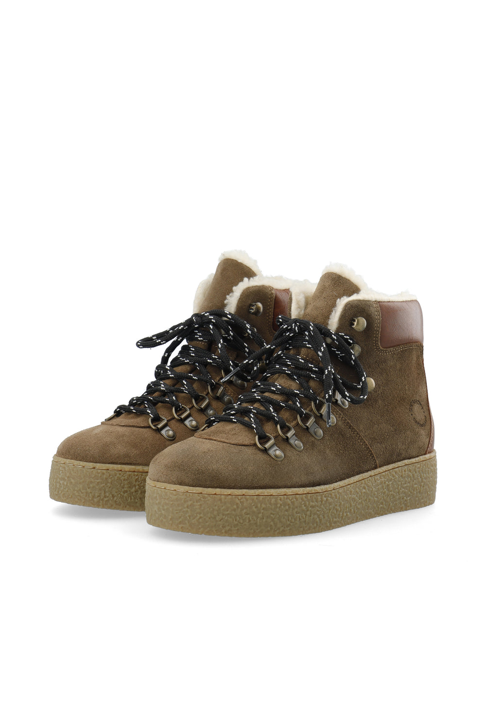 CASHOTT CASCAMILLA WARM LINED LACE UP BOOT Lace Up Sand