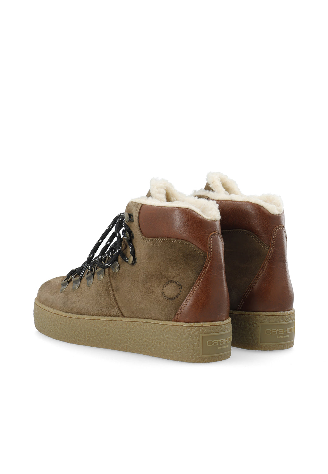 CASHOTT CASCAMILLA WARM LINED LACE UP BOOT Lace Up Sand
