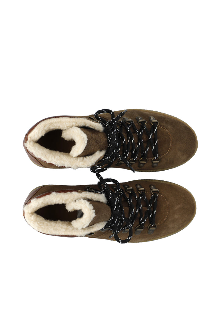CASHOTT CASCAMILLA WARM LINED LACE UP BOOT Lace Up Sand