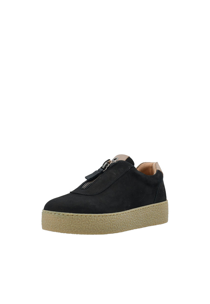 CASHOTT CASCAMILLA Zip shoe Nubuck Low Sneakers Black