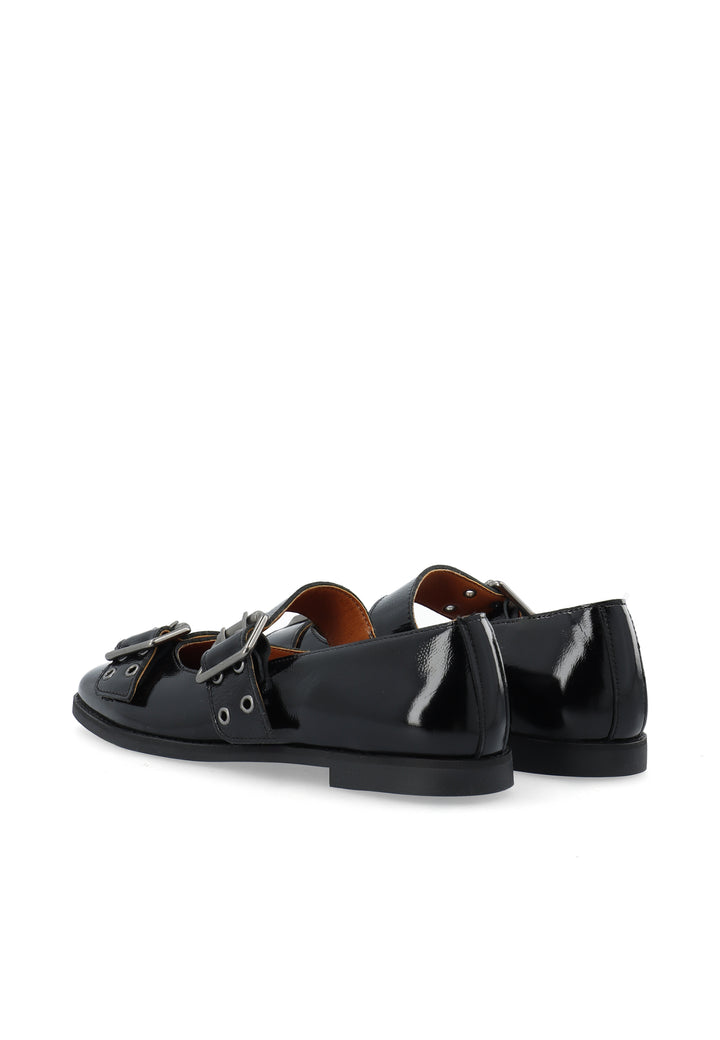 CASHOTT CASDIANA BUCKLE BALLERINA Ballerina Black/Black