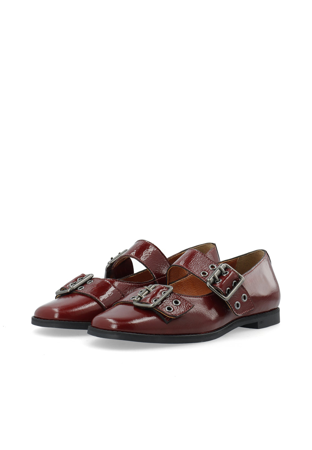 CASHOTT CASDIANA BUCKLE BALLERINA Ballerina Bordeaux