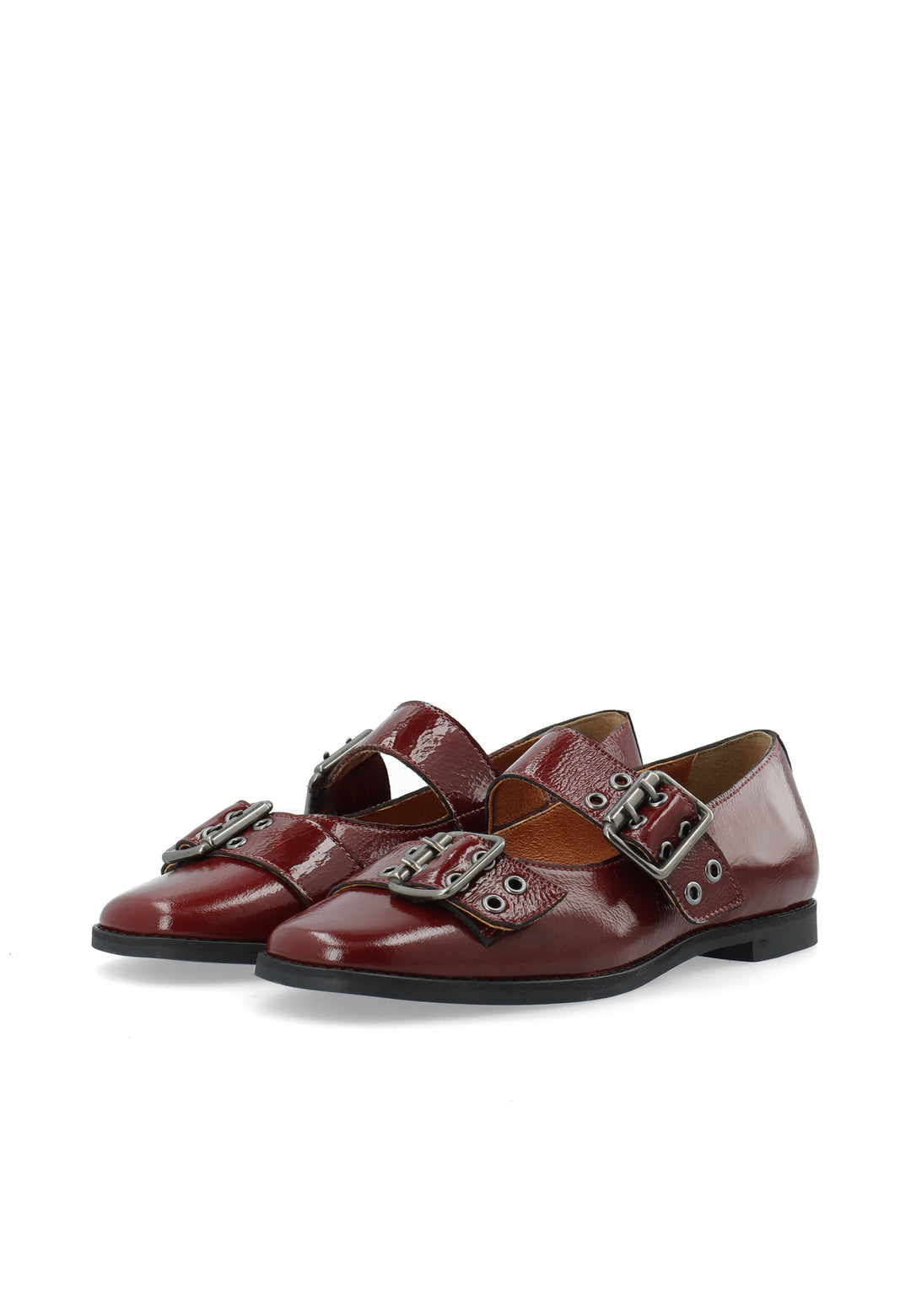 CASHOTT CASDIANA BUCKLE BALLERINA Ballerina Bordeaux