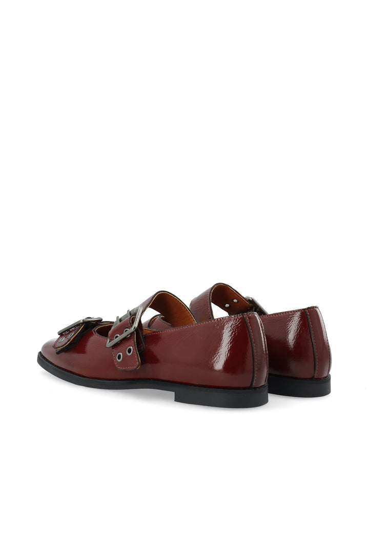 CASHOTT CASDIANA BUCKLE BALLERINA Ballerina Bordeaux