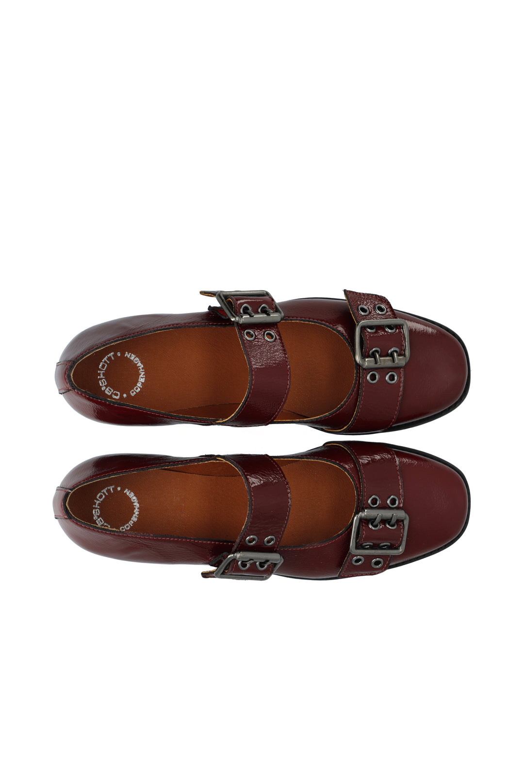 CASHOTT CASDIANA BUCKLE BALLERINA Ballerina Bordeaux