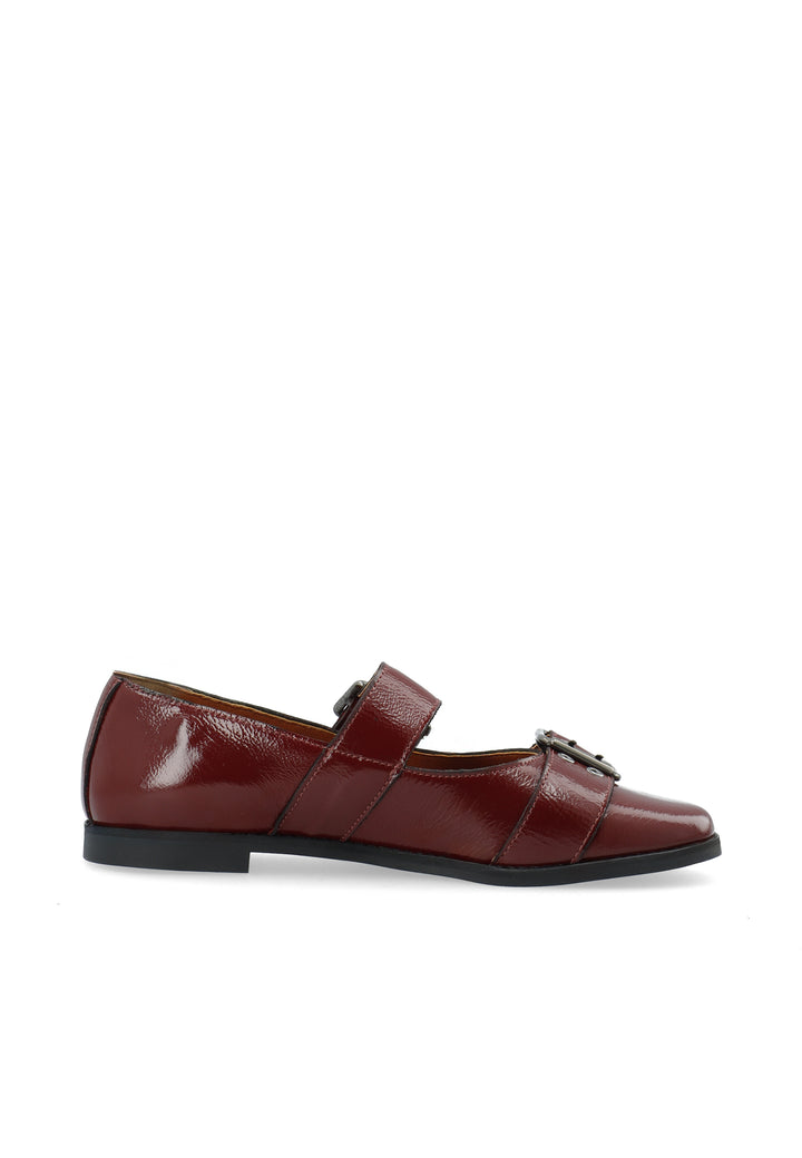 CASHOTT CASDIANA BUCKLE BALLERINA Ballerina Bordeaux