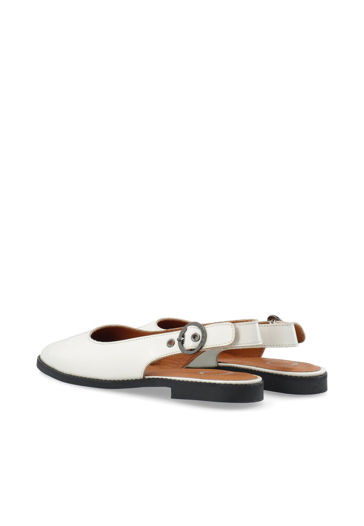 CASHOTT CASDIANA PATENT SLING BACK Slingback Off White
