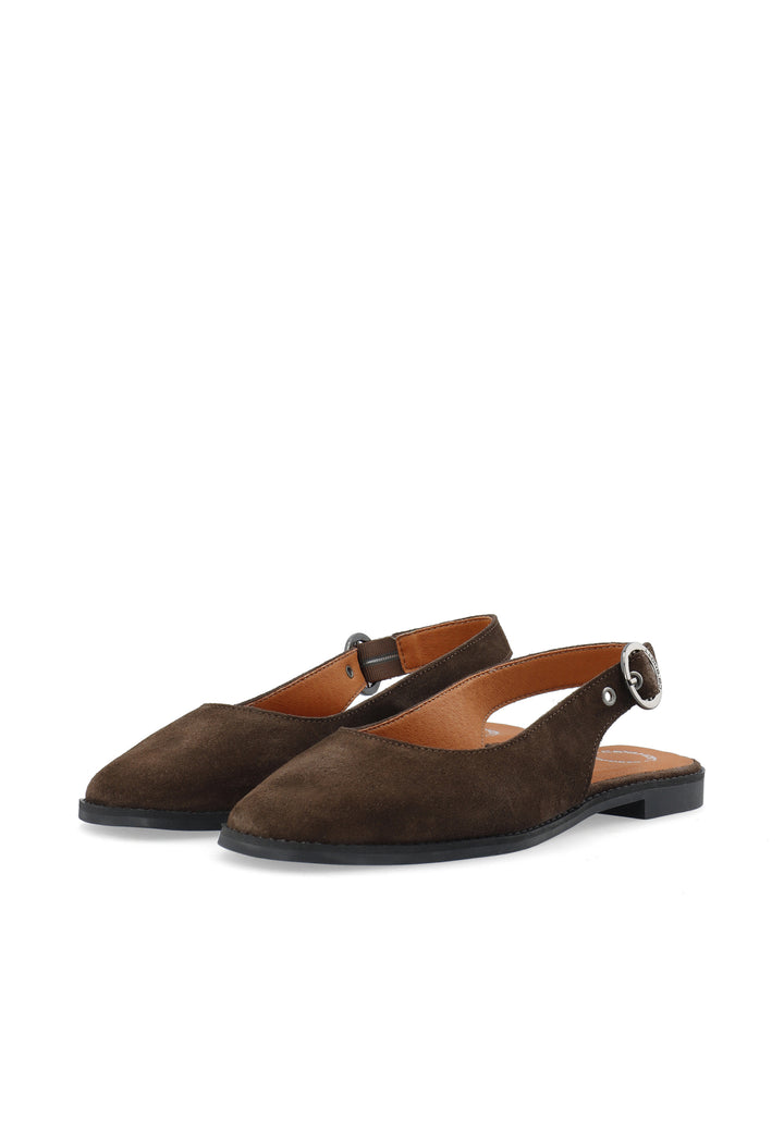 CASHOTT CASDIANA SLING BACK SUEDE Slingback Brown