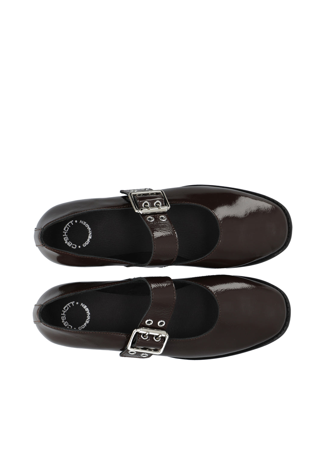 CASHOTT CASDIANA SINGLE STRAP NAPPALAK *Mary Jane Dark Brown