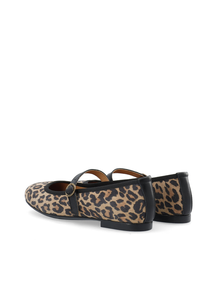 CASHOTT CASELVIRA MARY JANE Ballerina Leopard Print