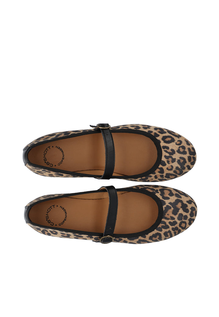 CASHOTT CASELVIRA MARY JANE Ballerina Leopard Print