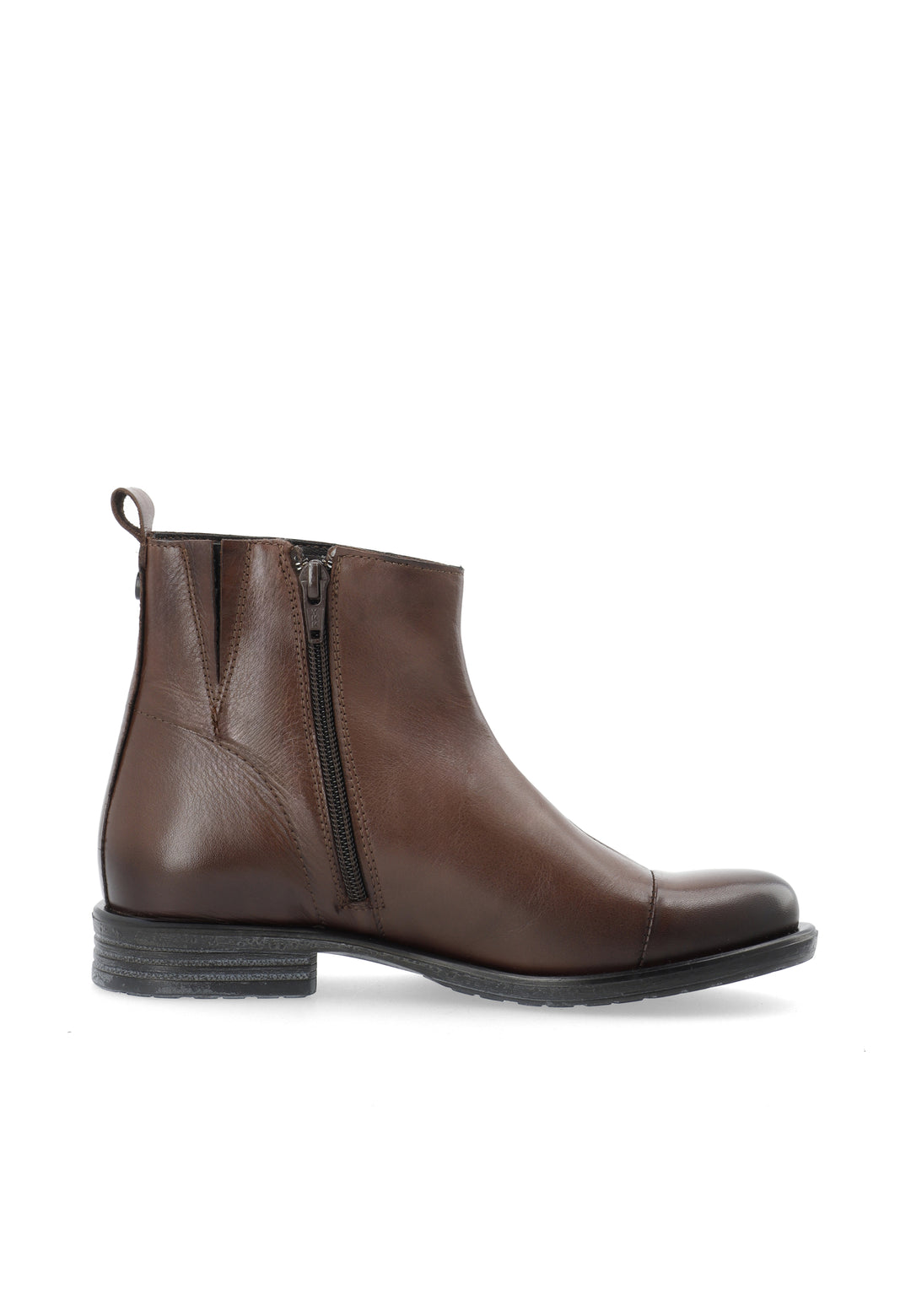 CASHOTT CASEMMA ZIP BOOT Zip Boot Dark Brown