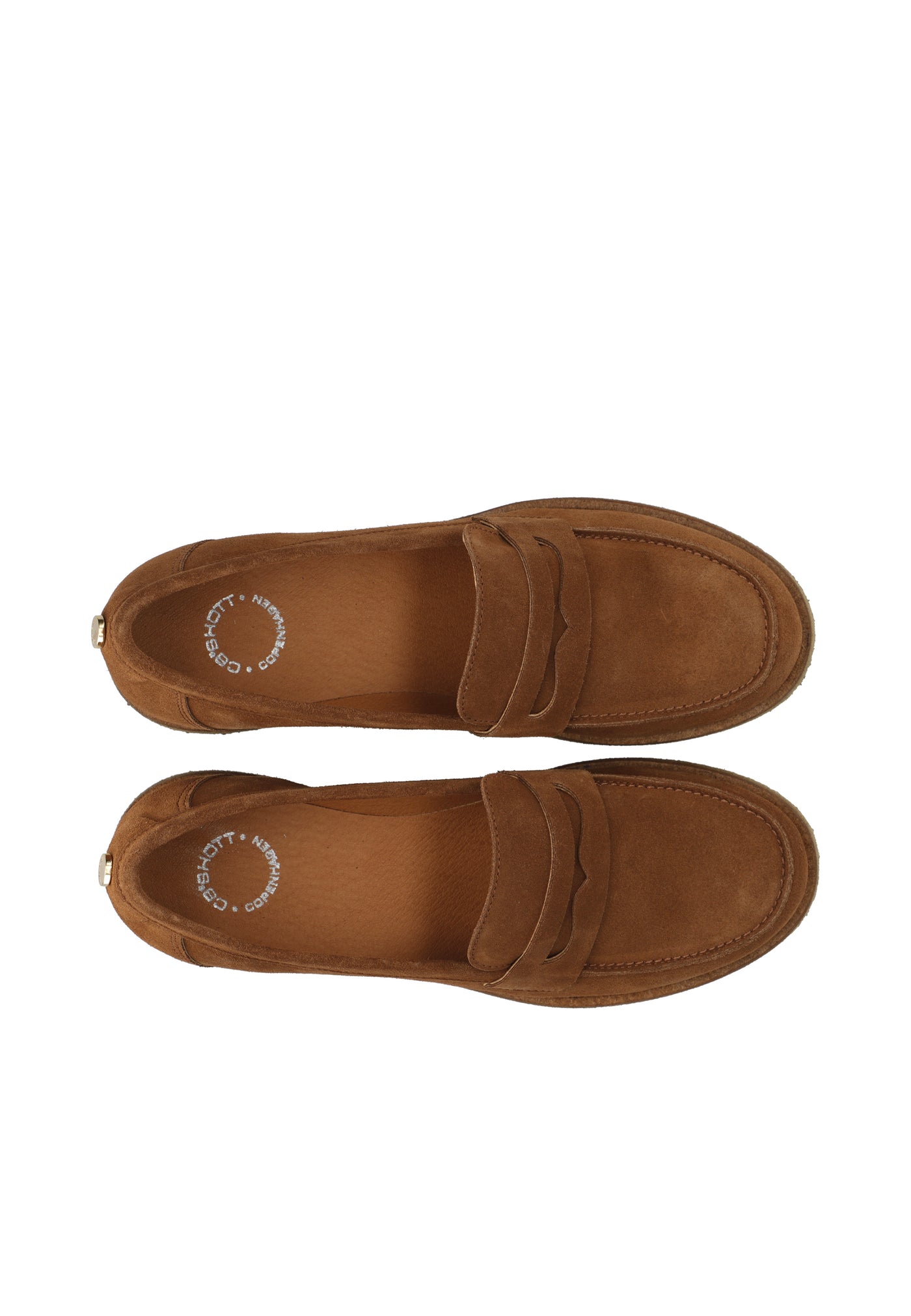 CASHOTT CASFREJA Loafer Suede Loafers Toffee